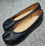 2026 Eraldatud varbad Naiste Baleriinad Moodsad Tabi Kingad Vabaaja Slip-on Loaferid Daamide Volditud Nahast Espadrillid Zapatillas Mujer 37