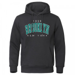 1898 Brooklyn New York tr&uuml;kitud meeste kapuuts Creativity Crewneck r&otilde;ivad Mood Oversize dressipluus Fashio Crewneck kapuuts meessoost XL