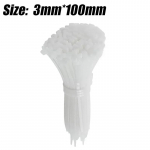 100/500 TK Kruviauguga juhtmek&ouml;idised Korduvkasutatavad fikseeritud nailonist juhtmek&ouml;idised Iselukustuvad juhtmek&ouml;idised Rihmad Kinnitusaas Kontori korraldaja 100PCS