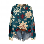 Naiste naljakas naiste j&otilde;ulukampsun &uuml;mara kaelusega j&otilde;ulukampsun j&otilde;uluriietus kole kampsun j&otilde;ulukost&uuml;&uuml;m M