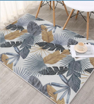 P&otilde;hjamaise lillemustriga vaibad Taimede abstraktse lillemustriga koduvaibad Hotellide elutoad Magamistoad Voodi k&otilde;rval olevad vaibad 80cm&times;120cm