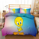3D-prinditud Tweety Bird Voodipesu komplekt &Uuml;he-, Twin-, Kahekohaline, Queen-, King-, Cal King suurusega Voodipesu komplekt 70x133cm 2pcs