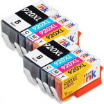 Cartouches d'encre - 123 DESIGN - 920XL - Pack de 8 - Haut rendement - Multi-couleurs