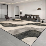 P&otilde;hjamaise kerge luksusribadega vaip elutoa kaunistuseks Pehme kergesti puhastatav vaip magamistuppa Suure ala oranžikaspruun p&otilde;randamatt 60x90cm door mat