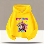 KPop Deemonik&uuml;ttide Kapuutsid Beebit&uuml;druku Poisi R&otilde;ivad Mood Vabaaja Kapuutsiga Pusad K-Pop Deemonik&uuml;ttide Pullover Laste R&otilde;ivakomplektid Kingitus 160