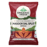 Organic India Masoor Dal Split Dhuli 500g Pakk | K&otilde;rge valgu- ja kiudainesisaldusega l&auml;&auml;tsed, kergesti valmistatavad India l&auml;&auml;tsed white