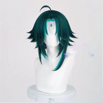 Genshin Impact Xiao cosplay paruka ja Liyue Herald Guardian Yaksha kost&uuml;&uuml;miga metsaroheline v&auml;rv