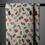 100x145cm &Scaron;enill-žakaarkangas Polsterdus DIY-&otilde;mbluseks Kardinad M&uuml;ts Padjap&uuml;&uuml;r Laudlina Diy-&otilde;mblus Diivanikangas 100x145cm