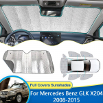 Aknavisiir Mercedes Benz GLK X204 280 300 350 220 250 2008~2015 Esiklaasid P&auml;ikesevarjud Kardinad UV kaitse All Sunshades