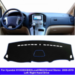 For Hyundai H1 H300 i800 iLoad iMAX Grand Starex 2008 - 2018 Car Dashboard Cover Dashmat Cape Auto Inner Dashmat Pad RHD Black
