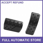 Automatic Foot Accelerator Pedal Covers fit for Jeep Wrangler 2018-2024 Black