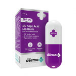 The Derma Co 1% Kojikhappe Huulepalsam Alfa-Arbutiini ja H&uuml;aluroonhappega SPF 30 PA++ Tumedatele Huultele 4,5 g