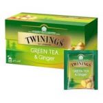 Twning roheline tee ja ingver, 25 teekotti, 40g, 1 pakk