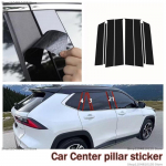 for Toyota Yaris Cross XP90 Vios modified window trim with bright black center pillar sticker 05-13Yaris XP90 8pc