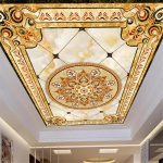 3D Tapeet Klassikaline Euroopa Stiil Lagi Seina Murraal Elutuba Magamistuba Euroopa Kaunistus Lagi Murraal 200 cm(W) x 140 cm(H)