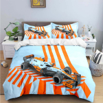 Moodne G-Gulf Racing Muster Voodipesukomplekt Vooditarvete Komplekt Tekikott Tekikottide Komplekt Voodipesukomplekt Luksuslik Kingitus EU Twin 135x200cm