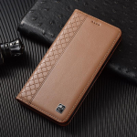 Napa Ehtne Nahast Klapp&uuml;mbris Motorola Moto Edge 60 60S 50 40 30 20 Neo Ultra Stylus Fusion &Auml;ritelefoni &Uuml;mbrised Edge 60 Stylus khaki