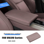 For Volvo S90 modification 2026 armrest box protective cover leather central storage height pad interior accessories pruun