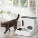 Automatic Cat Feeder 1L Drinker 2.8L 2 in 1 Design Feeding Station and Water hall v&auml;rv