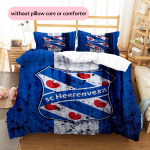 SC Heerenveen Muster Voodipesu Tekikott Komplekt Kodu Kaunistus Kingitus (1 * tekikott + 2 * padjap&uuml;&uuml;r ilma t&auml;idiseta) 135x200cm