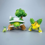 2-11cm Anime Pokemon Torterra Kuju Torterra Grotle Tegevuskujud PVC Kollektsioonimudel M&auml;nguasjad Kingitused