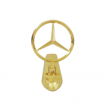 Embleemm&auml;rk Auto kapotile Esiosa Kroomitud logo Luksuslik Pinnatud Mercedes Benzi kapotile Tiivaga C200 R300 E260 S450 S350 jaoks