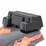 Top case 96L Bagtecs pour Quad/ATV - coffre arri&egrave;re &eacute;tanche noir avec fixation et dossier