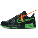 Nike X Off White Air Rubber Dunk 'Green Strike' CU6015-001 36