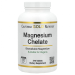 California Gold Nutrition, Magneesiumkelaat, 270 tabletti