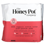 Honey Pot Company, tiibadega orgaanilised taimsed padjad, s&uuml;nnitusj&auml;rgne, 12 tk.