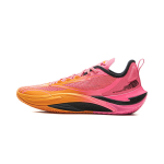 Li Ning Hurricane Cushioning Slip Resistant Abrasion Resistant Rebound Grip Low top Basketball Shoes Men's Pink Orange ABAU083-11 41