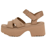 UGG New Heights Suede &Uuml;he rihmaga Sandaalid 7,6 cm Naiste Pruun 1167475-MDSD 38