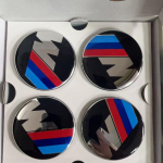 4 tk 56/68 mm BMW 50. aastap&auml;eva ujuvad rattakatted BMW G11 G12 G30 G31 G32 G08 G05 F46 F49 F39 F90 jaoks Autotarvikud
