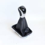 New Manual 5 6-Speed gear Shift Knob Lever Stick leather boot for Volkswagen Tiguan 5NB711113F 5 speed