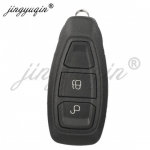 jingyuqin 10pcs 2/3 Buttons Remote Car Key Shell For Ford Focus C-Max Mondeo Kuga Fiesta Galaxy S-Max B-Max Keyless Case Replace 2 Buttons