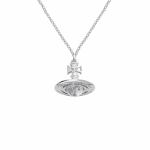 Vivienne Westwood Mini 3D Saturni kaelakee Unisex kaelakee Messing H&otilde;be 6302011302P116CNP116 Box