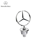 Mercedes Benz embleem T&auml;ht Kapott Auto Kapott Esiosa Kroomitud Logo Mercedes E S-klassi w204 w211 w205 W212 w203 w213 tarvikute jaoks white