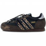 Adidas Originals R71 Vintage Leopard Print Abrasion Resistant Low top Casual Shoes Unisex Black Brown IH1324(Team293-) 36