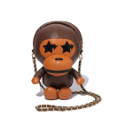 A Bathing Ape Baby Milo Multikakujuline Ahv Teemantkaunistusega Kott Naiste Crossbody Kott Pruun 0ZXBGWX30189Q Coffee