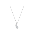 Swarovski Idyllia Nice Series H&otilde;bedane Suur Sulg Roodiumiga Kaetud Kaelakee Naiste kaelakee Valge 5482914 Box+Shopping Bag (Random Color)