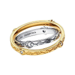Pandora keerleva r&otilde;nga disainiga Sterlingh&otilde;bedast 14K kullaga kaetud kuupmeetrilise tsirkooniumiga s&otilde;rmus Naiste s&otilde;rmus 163136C01 Default Packaging,50