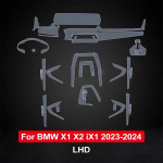Auto keskkonsooli l&auml;bipaistev TPU kaitsekile BMW U10 U11 X1 X2 IX1 2026 2026 Siseosadele PPF Kriimustusvastane Eelt&ouml;&ouml;deldud kile