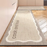 K&ouml;&ouml;gip&otilde;randamatt Veekindel Vaip PVC Nahast Vaibad Pikk Jalamatt Libisemisvastane Vaip Kodu Kaunistus Vaibad Alfombra De Cocina 40x120cm