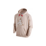 Nike FW23 Hiina uusaasta draakonisari Kirjalogo tr&uuml;kiga fliisist kapuutsiga topp meestele Liivavalge FZ6193-126 M beige