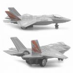 Sulamist suur t&otilde;mmatav F-35 h&auml;vituslennuki mudel, muusika ja LED-iga lennukim&auml;nguasi, kingitus hall v&auml;rv
