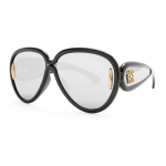 Loewe x Paulas Ibiza Piloodimaskiga P&auml;ikeseprillid L&auml;ikiv Must/Suitsune Naiste Prillid LW40132I-6501C 65,Black