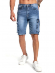 AM mitmetaskulised mikrostretch-denim-l&uuml;hikesed p&uuml;ksid - meeste vabaaja 5-punktilised t&ouml;&ouml;riietus-jeansid, Euroopa ja Ameerika stiil XS helesinine v&auml;rv