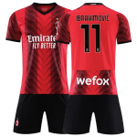 2023-2024 AC Milan kodus&auml;rk nr 11 Ibrahimovic XXL