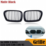 Bmw 5. seeriale E39 525 528 530 535 1999-2003 Auto iluv&otilde;re Esimene neeruv&otilde;re Kahejooneline H&otilde;bedane Must 51137005837 51137005838