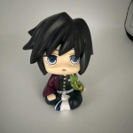 Demon Slayer Kimetsu no Yaiba lookUP Chibi Istuv Kuju Muichiro Tokito Giyuu Tomioka Anime Kogutav Lauakaunistus M&auml;nguasi
